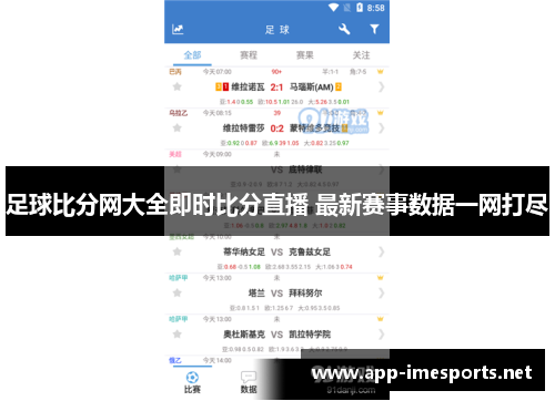 足球比分网大全即时比分直播 最新赛事数据一网打尽